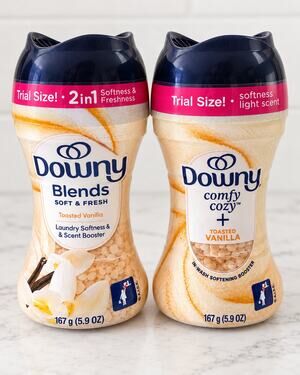 Downy Toasted Vanilla In-Wash Scent Booster Trial Size 5.9 oz Set of 2 NEW